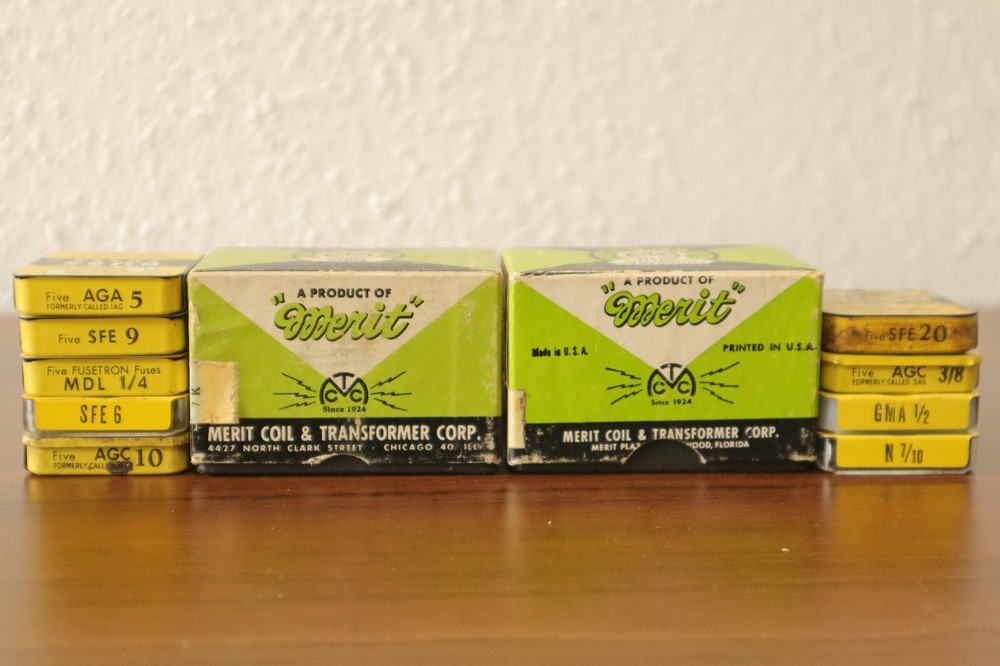 ☑️ MERIT COIL & TRANSFORMER MWC-8 Width Or Linearity Various Range Fuses