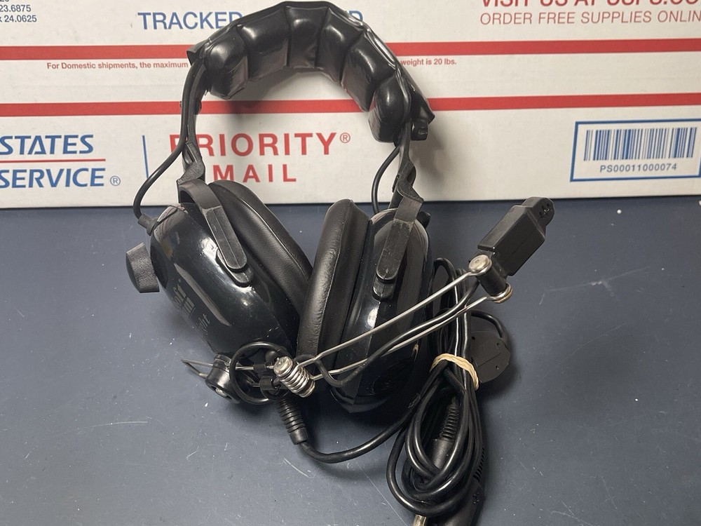 Soft Comm Black Knight Aviation Headset C-50