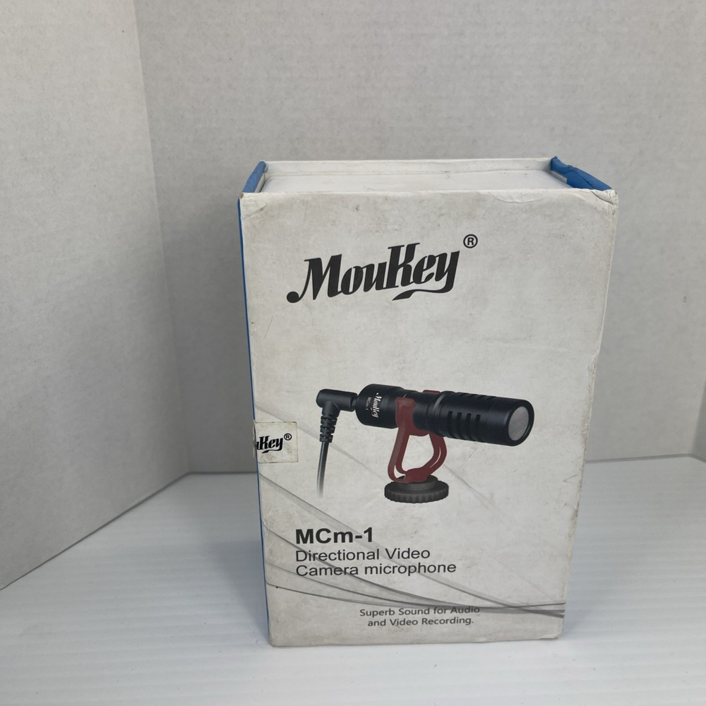 Moukey MCm-1 Directional Video And Audio Camera Microphone Untested
