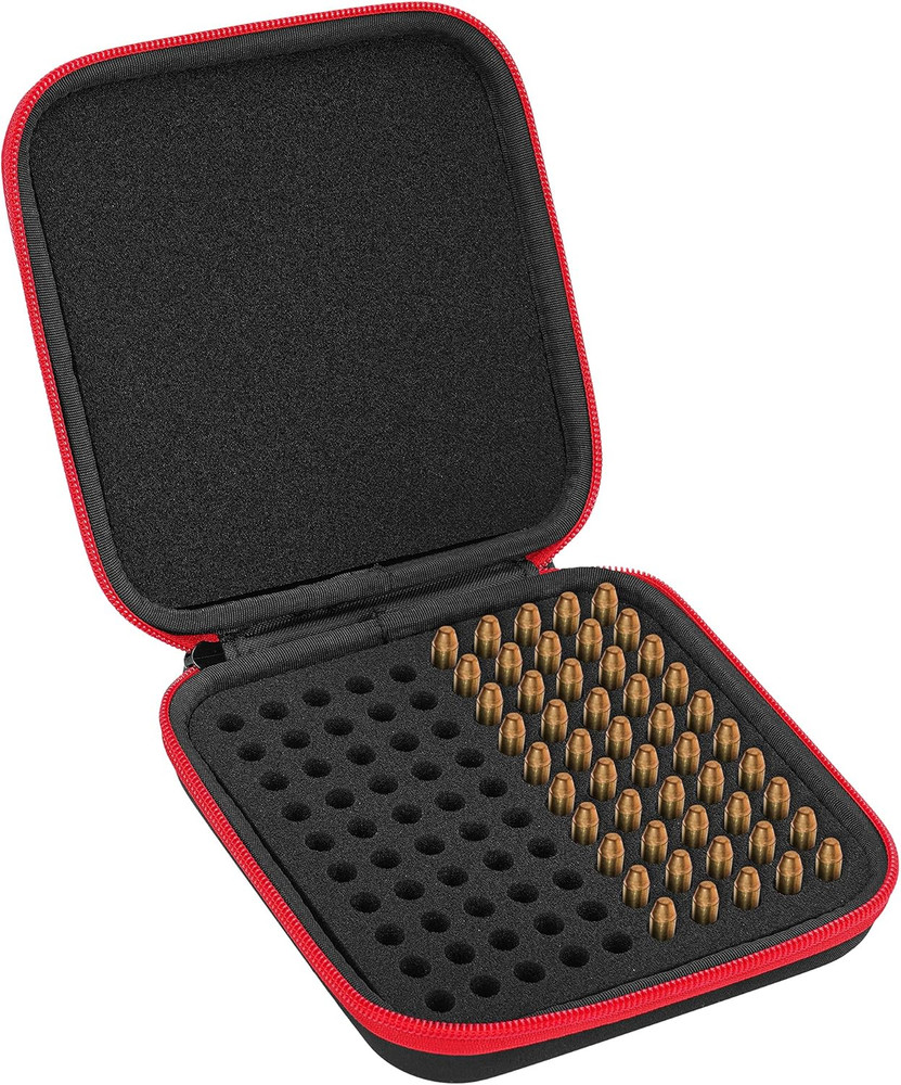 Sturdy Material Ammo Case，100 round Flip-Top 380/9MM