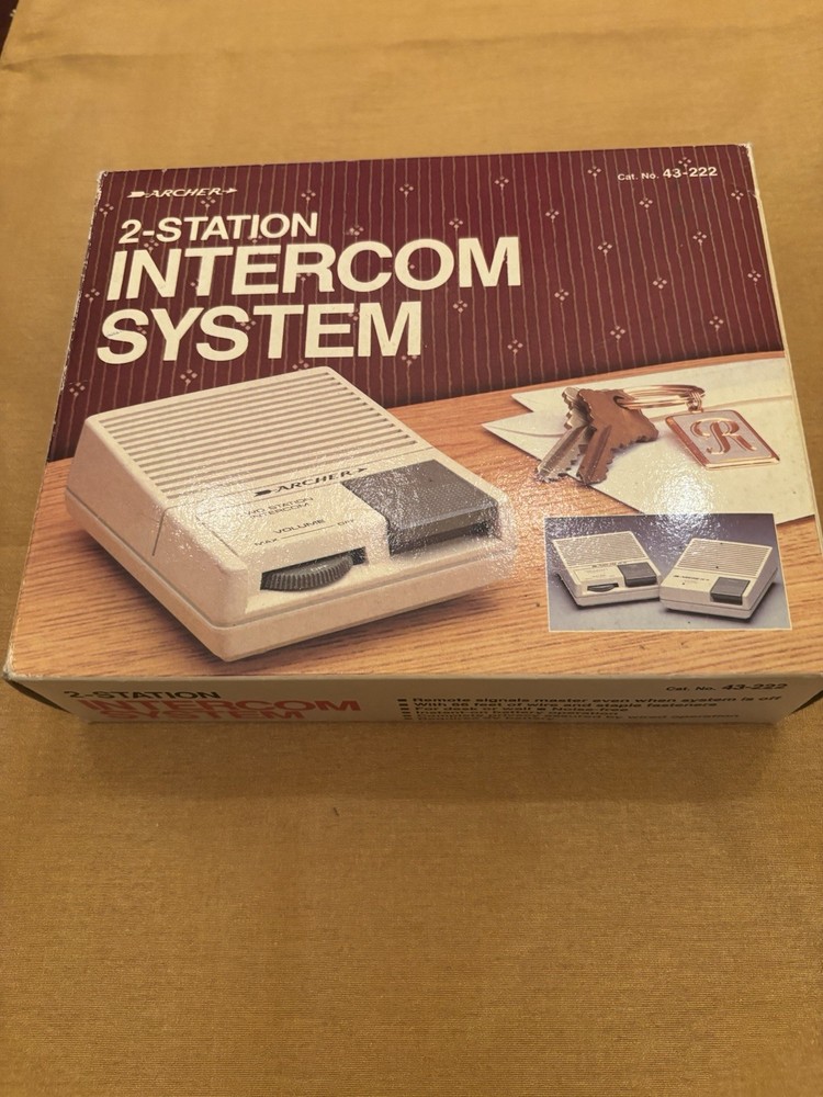Vintage Archer Intercom System 43-223A