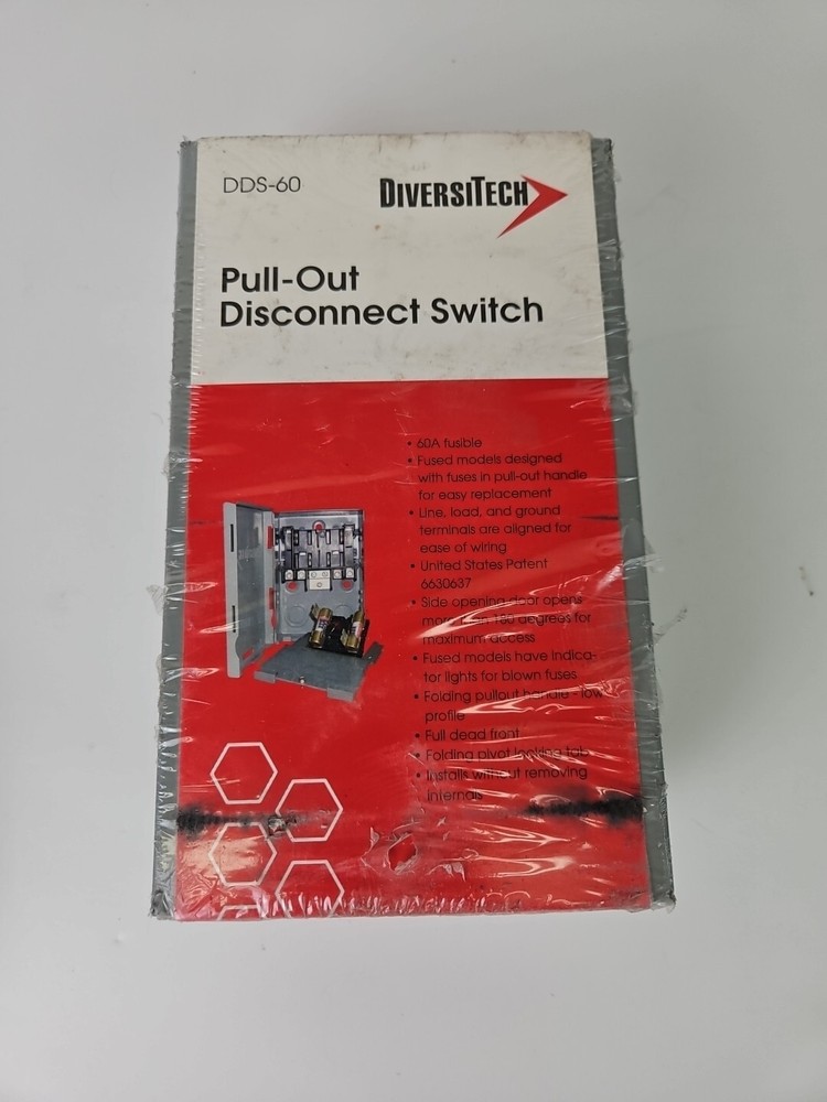 Diversitech Pull-Out Disconnect Switch DDS-60 60A Fusible