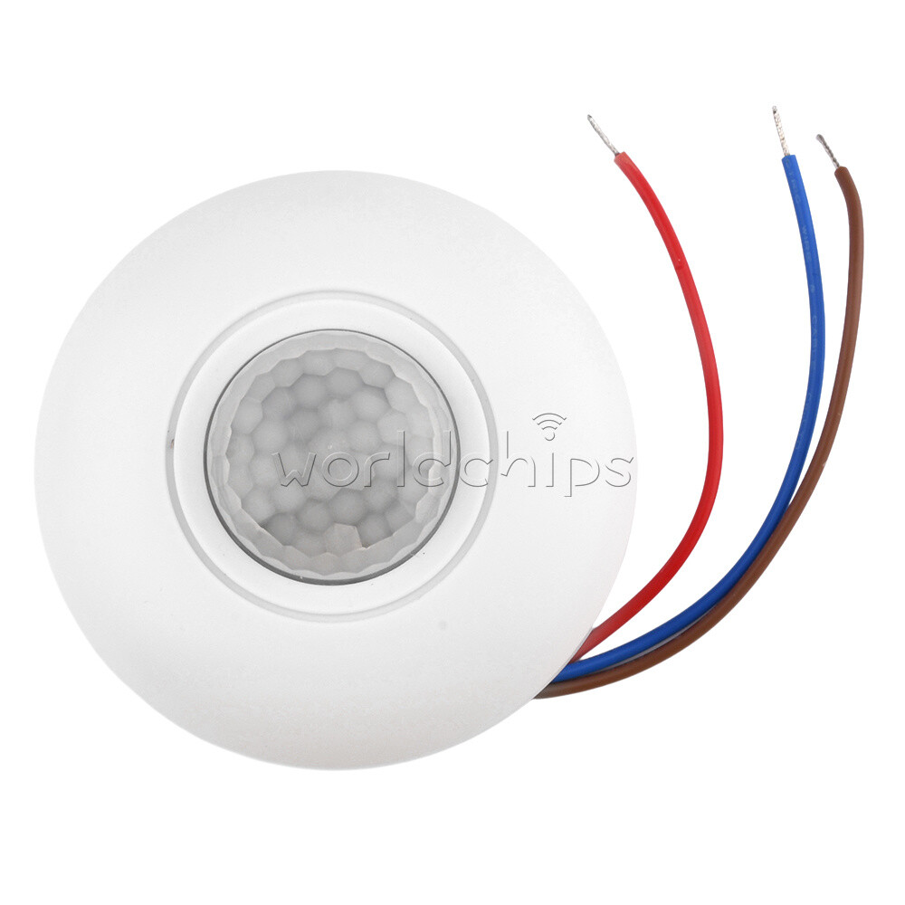 AC85-265V Infrared PIR Motion Induction Sensor Switch For LED Ceiling Light