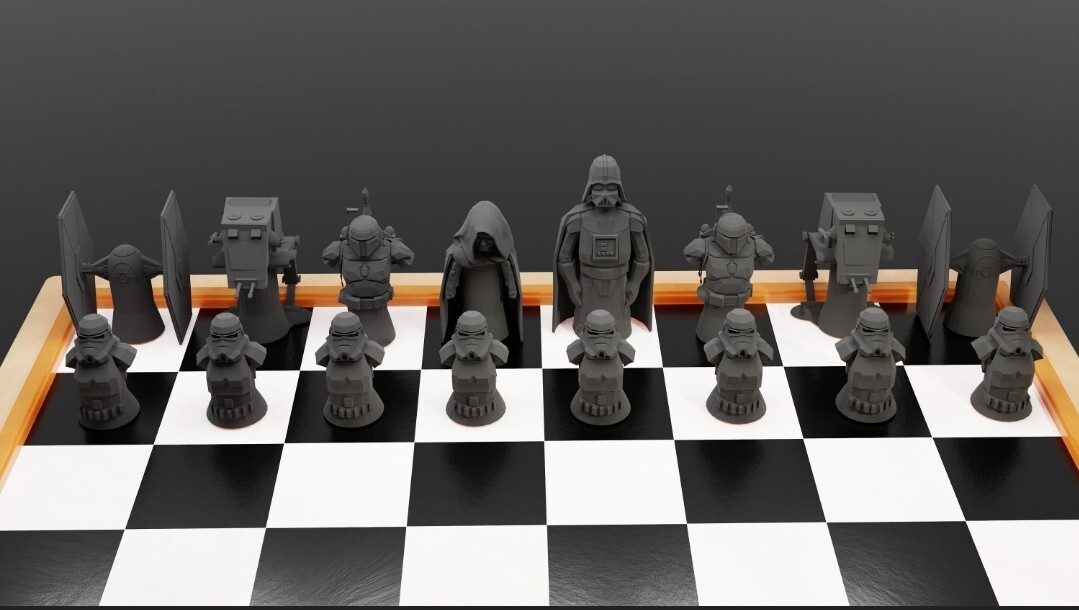 Star Wars Chess Set Remastered