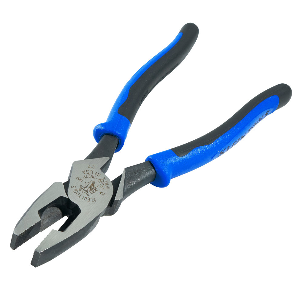 Klein Tools J2000-9NETP Lineman's Pliers, Fish Tape Pulling, 9-Inch