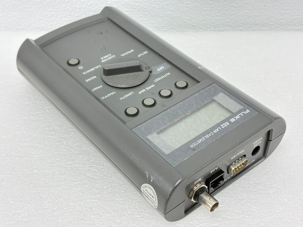 Pre Owned | FLUKE MODEL 652 Industrial/Professional LAN Cable Meter - Grey
