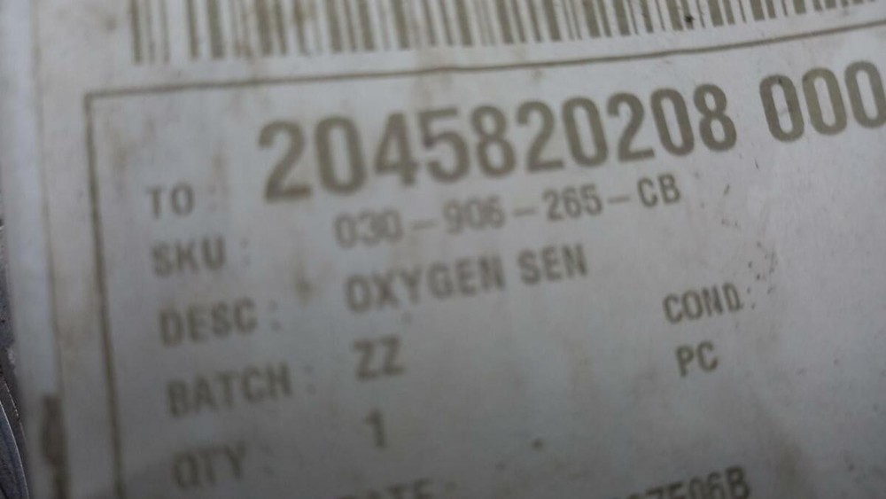 2021 VOLKSWAGEN POLO Mk6 (AW) Oxygen/Lambda Sensor 030906265CB