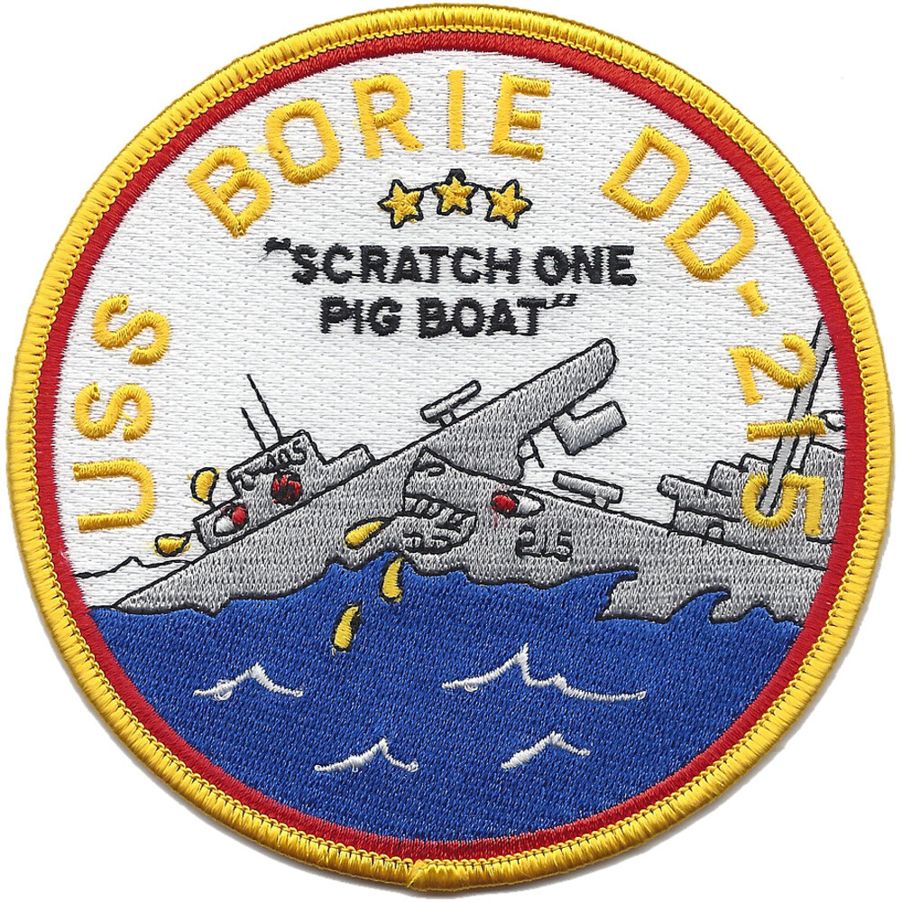 USS Borie DD-215 WWII Patch
