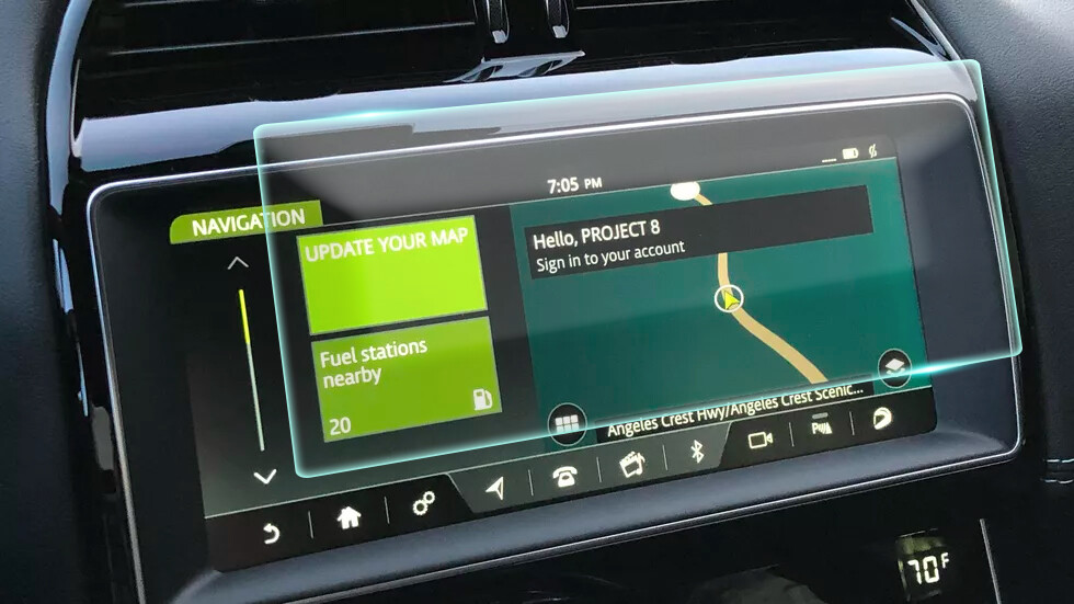 Crystal Clear Screen Protector for 2019 Jaguar XE Vehicle Navigation