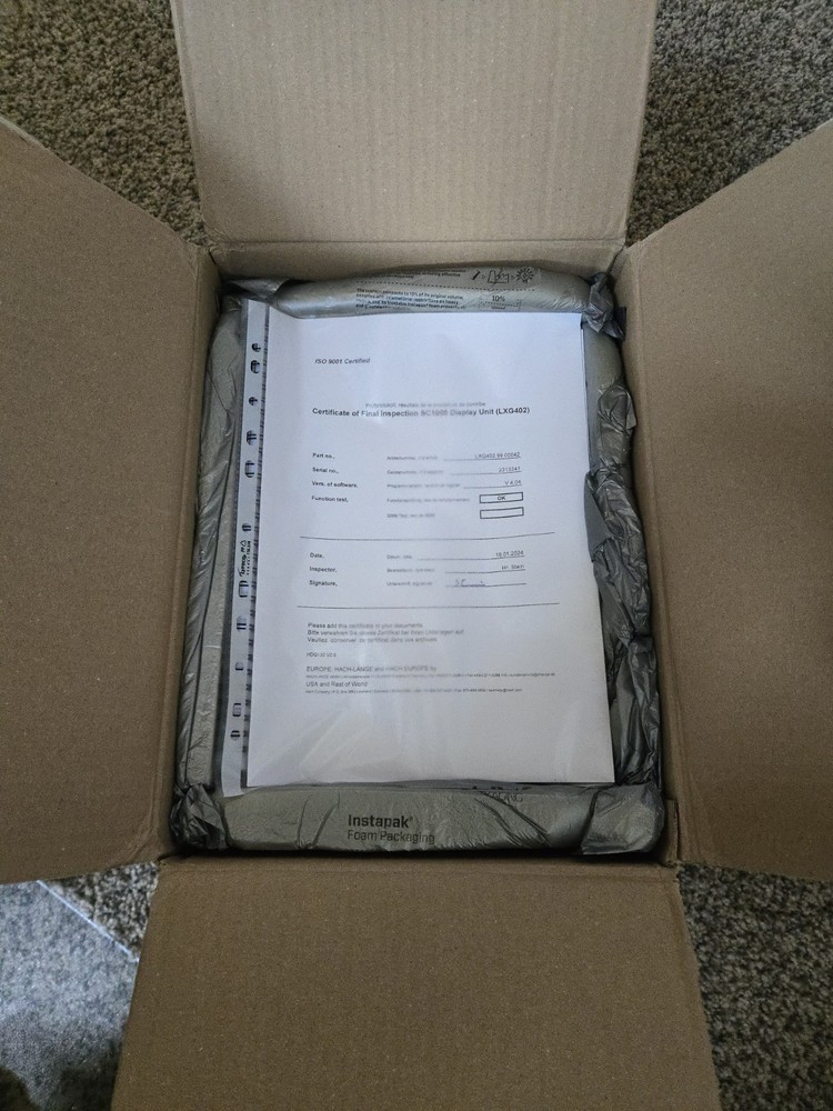 HACH SC1000 Universal Controller Display Module LXG402.99.00022