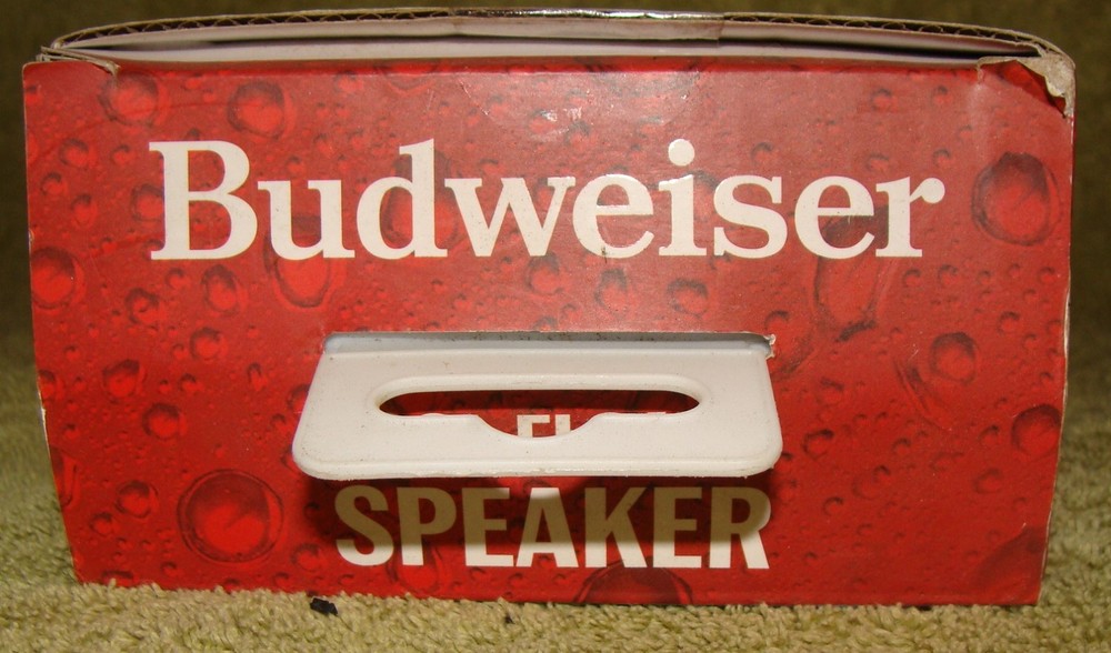 NIB, Budweiser Pool Floatie Bluetooth Speaker/Drink Holder