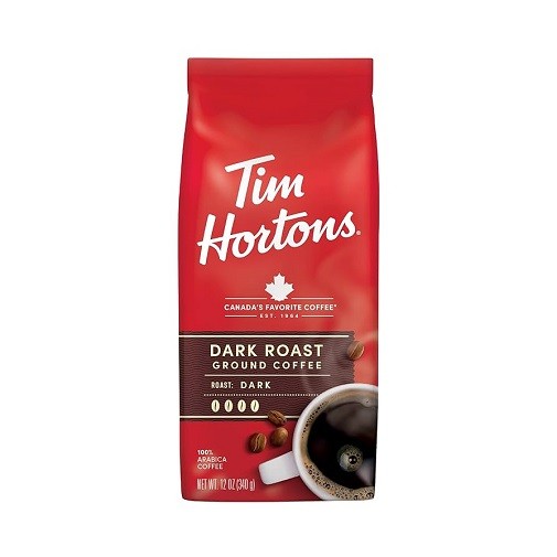 Tim Hortons Dark Roast Ground Coffee 2 Pack