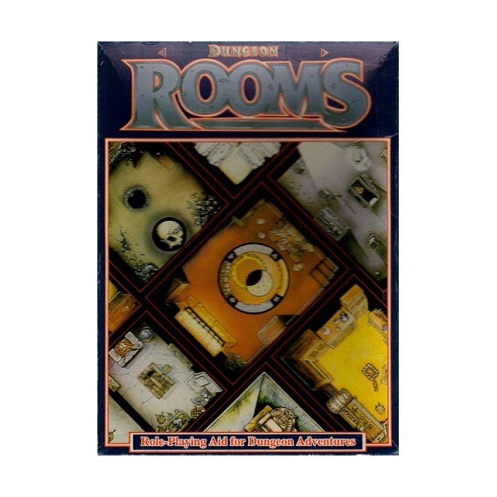 GW Dungeon Floor Plan Dungeon Rooms VG+/EX