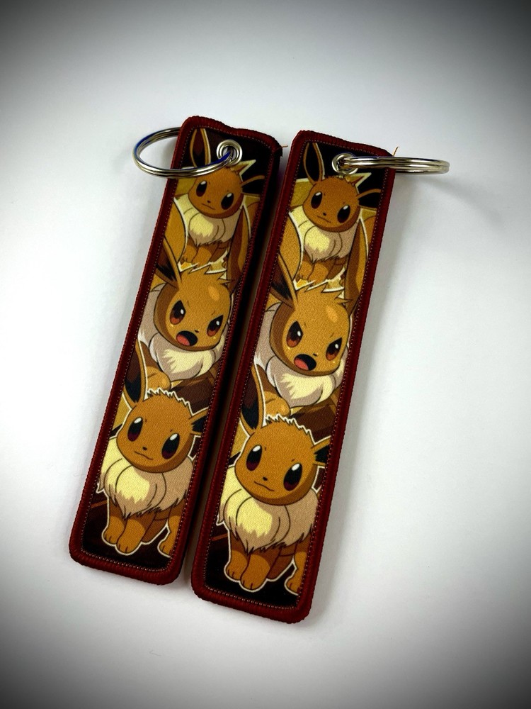 1 Piece Double Sided 5 Inch Eevee Keychain