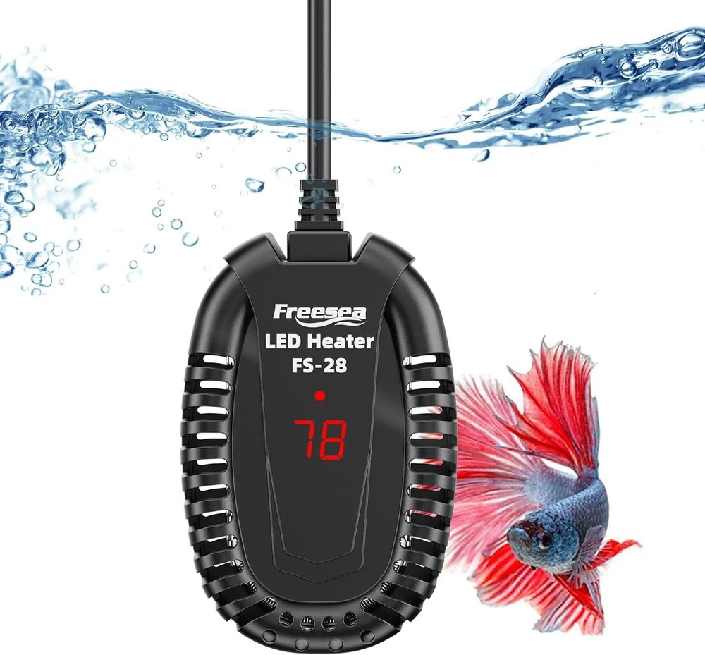 50W Submersible Aquarium Heater with External Temp Controller for Betta,
