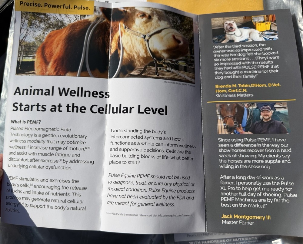 Pulse Equine PEMF Therapy Machine