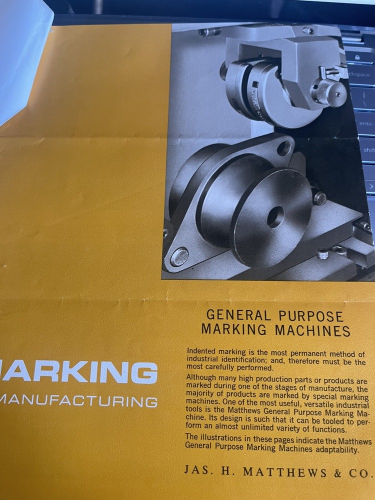 Jas. H. Matthews & Co. Marking Tool Catalog