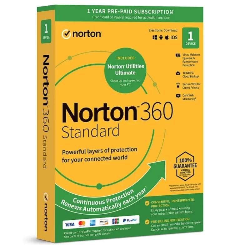 SYMANTEC NORTON 360 STANDARD
