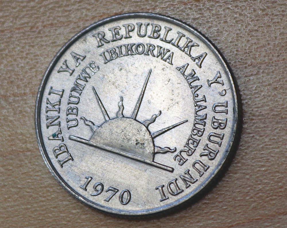 1970 Burundi 1 Franc