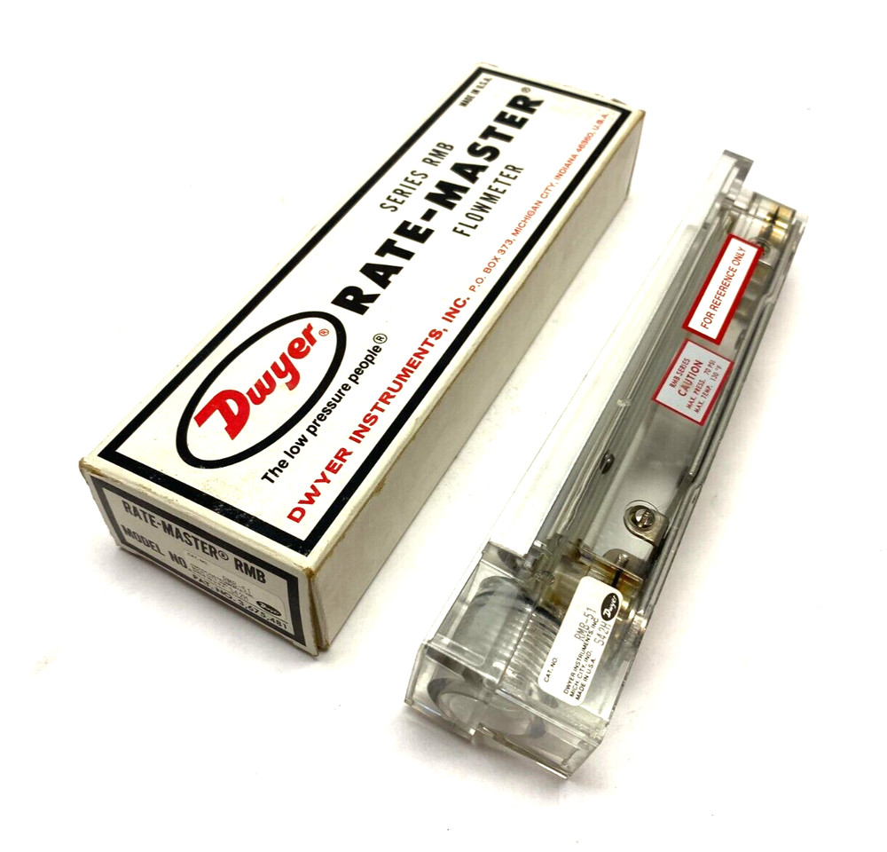 Dwyer RMB-51 Rate-Master Flowmeter 2-20 SCFH Air Range
