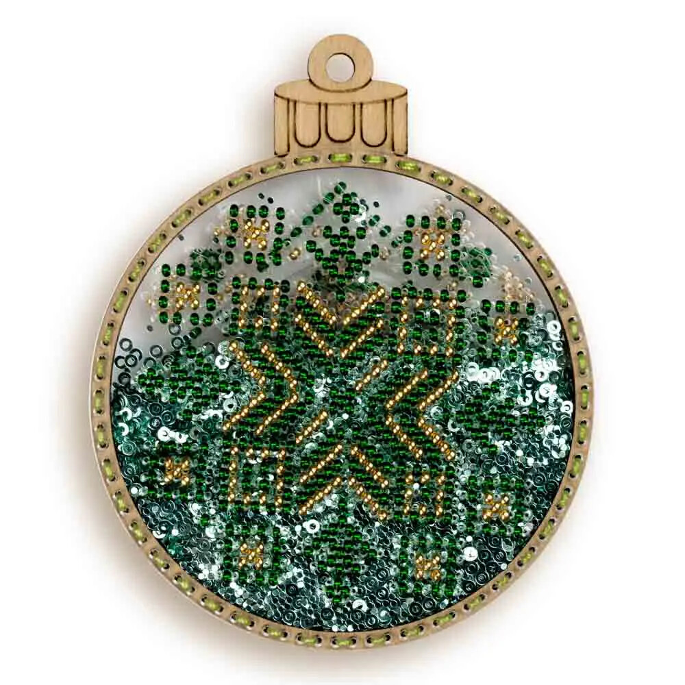 DIY Bead Embroidery Kit on Plastic Beaded stitching needlepoint beadwork