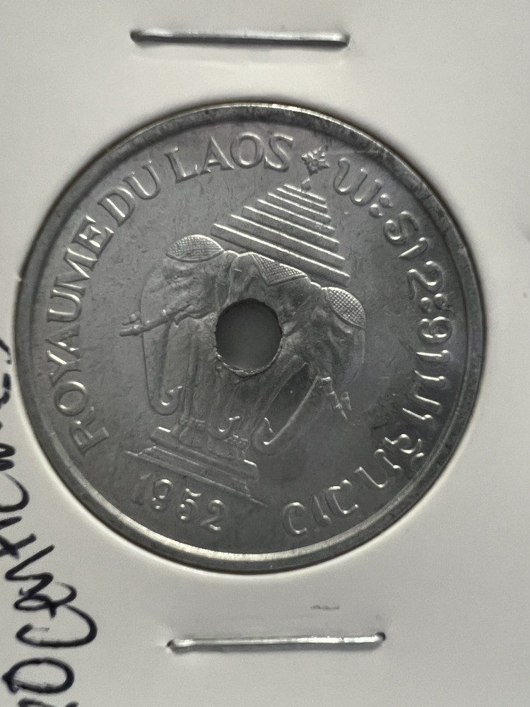 1952 Laos 20 Centiemes - AU -
