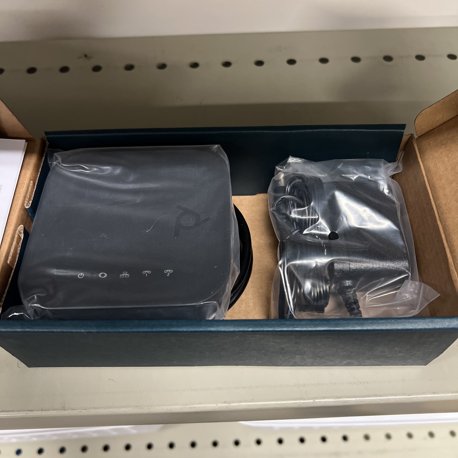 Poly ATA 402 2FXS Voice Port VoIP Adapter with Open SIP and Power Supply