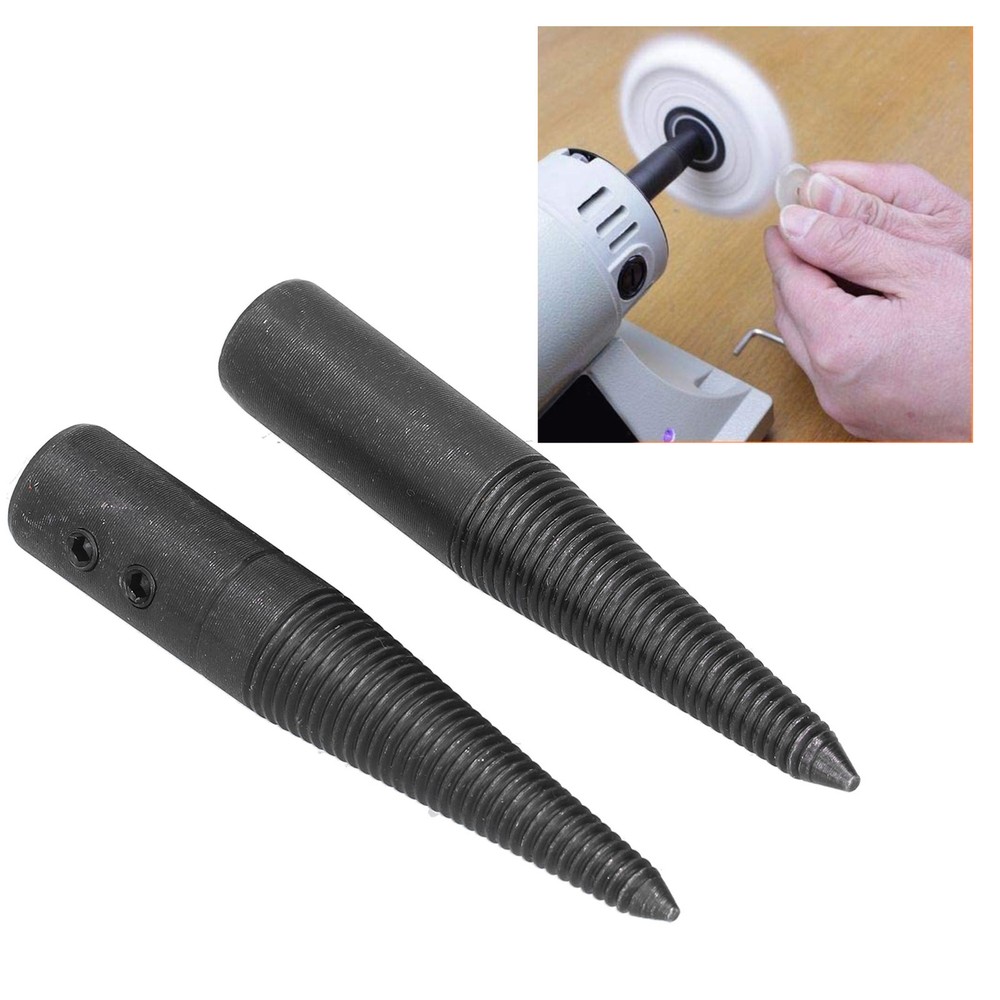 6Pcs Tapered Spindle Adapter Threaded Tapered Spindle For Bench Grinder Part