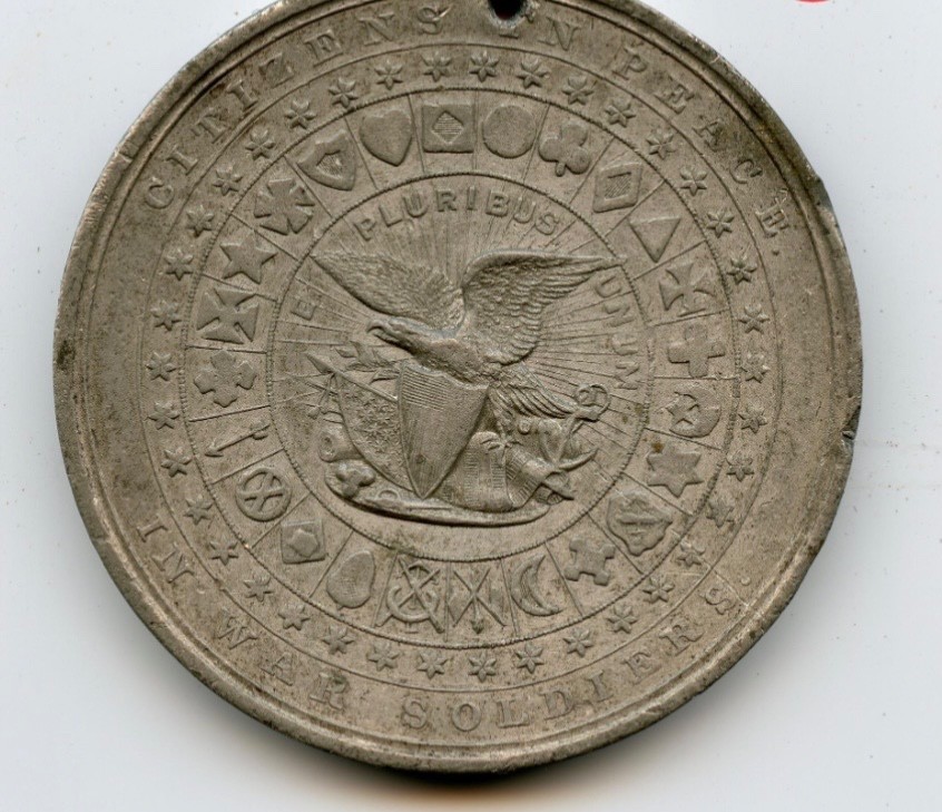 Civil War Drummer Boy Tintype and His Medals