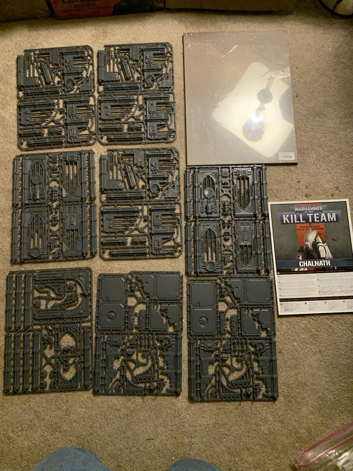 Warhammer 40k Terrain Scenery Kill Team Killzone Chalnath New On Sprue W/ Board