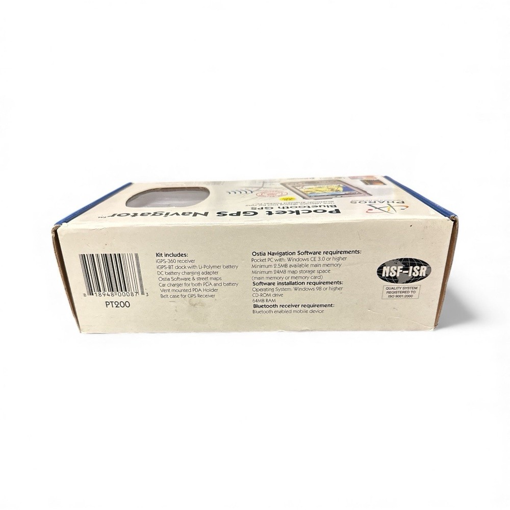 Pharos Portable GPS Navigator Wireless Technology (PT200) ✅