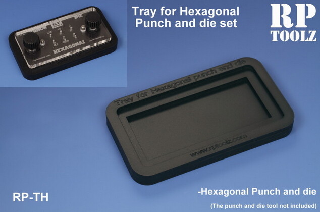 RP Toolz Tray for Hexagonal Punch and Die Tools