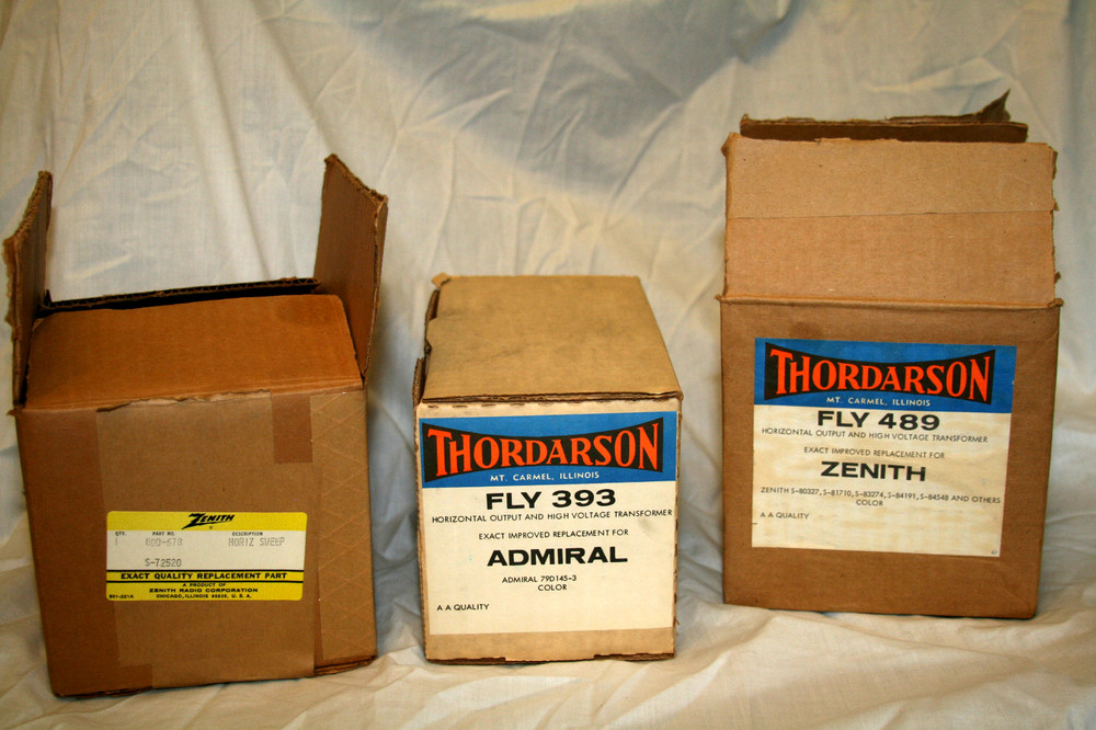 Huge High Voltage Flyback Transformer Tesla Coil Open Frame Thordarson NOS!