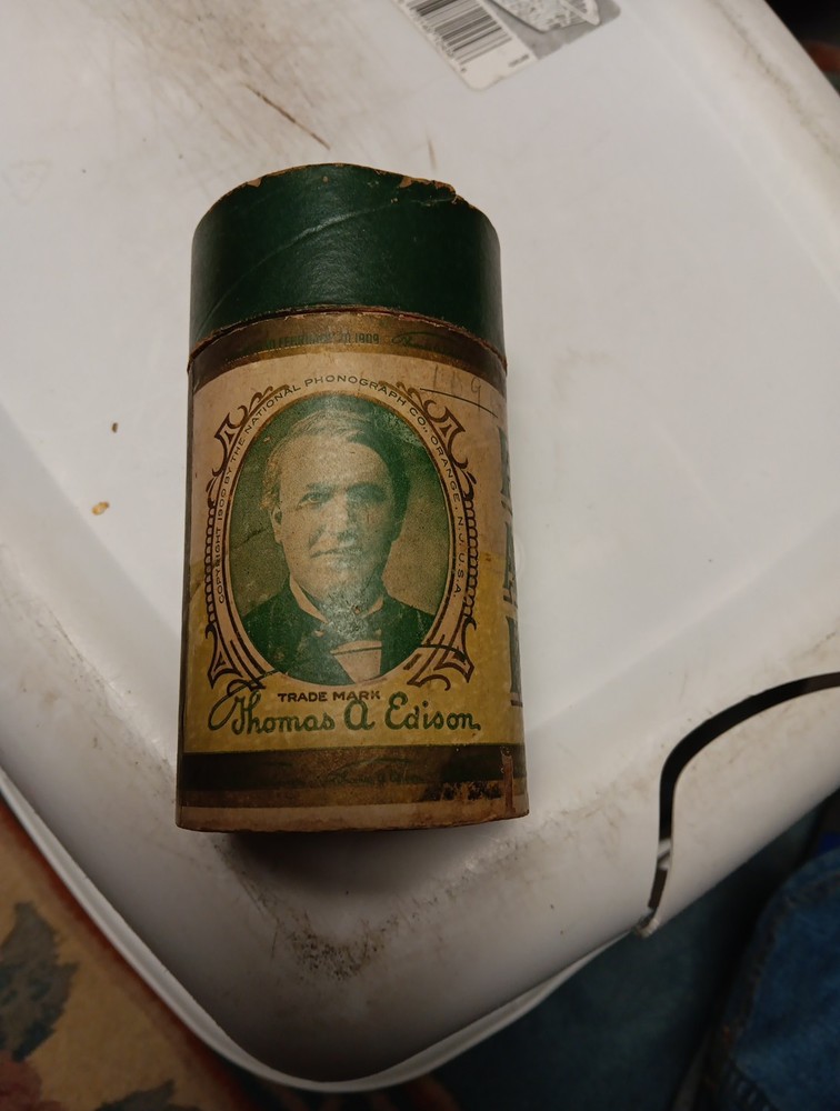 Edison Amberol Record Empty