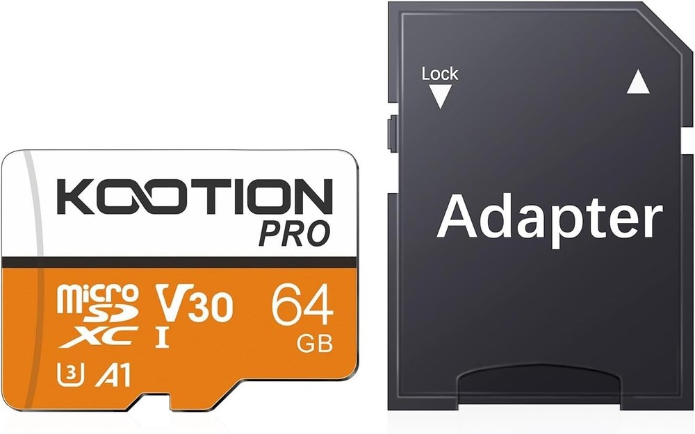 Durable 64GB MicroSDXC Card - Class 10/U3, Waterproof & Compatible Devices