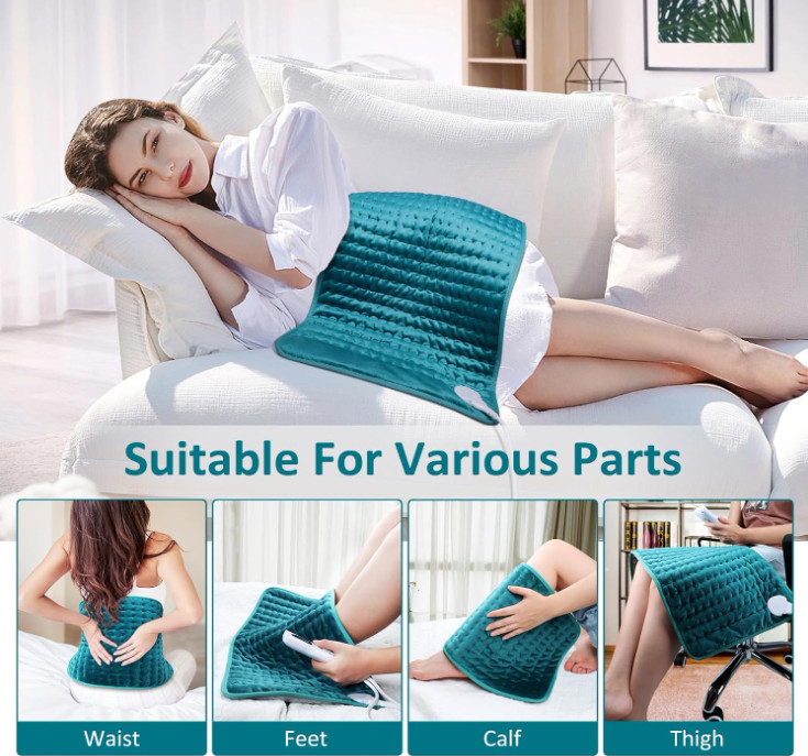 BESIGILA Electric Heating pad for Back/Shoulder/Neck/Leg/Cramps & Arthritis Pain