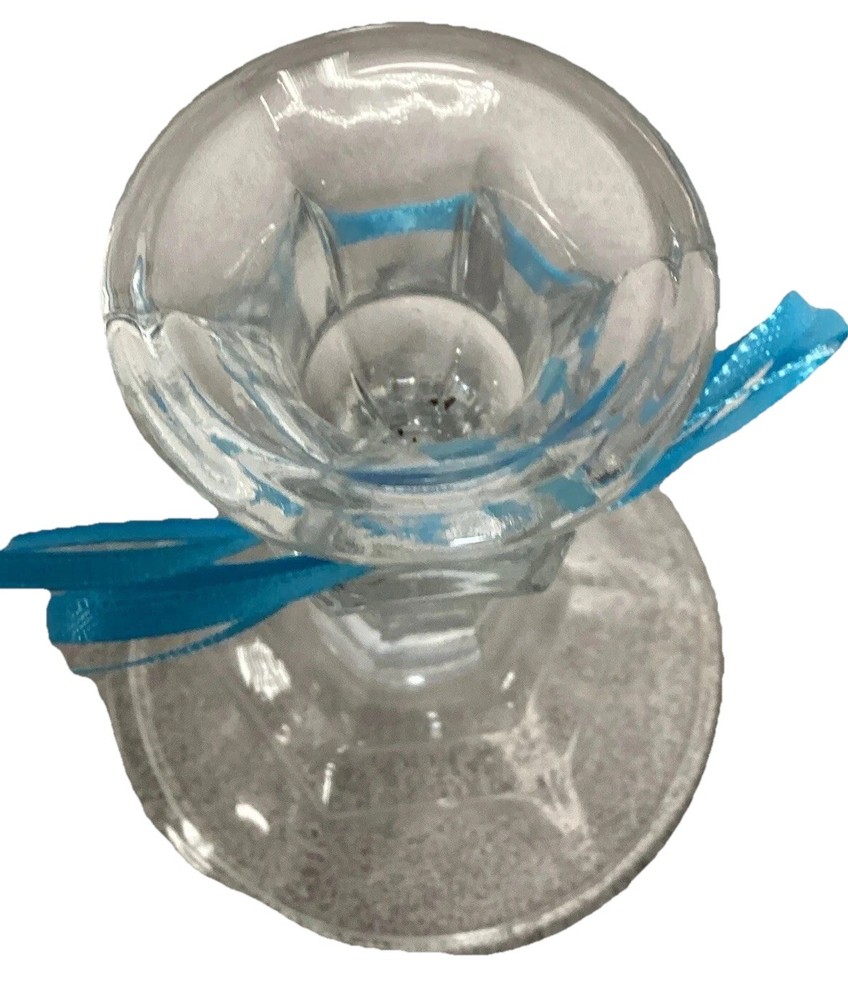 Glass Candle Holder, Clear, Party,