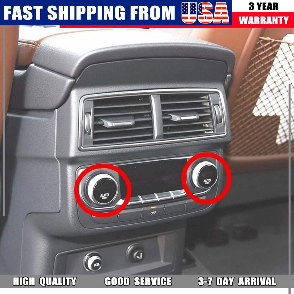 Rear Air Conditioning Control Panel Climate Switch Button For Audi Q7 Komfort US