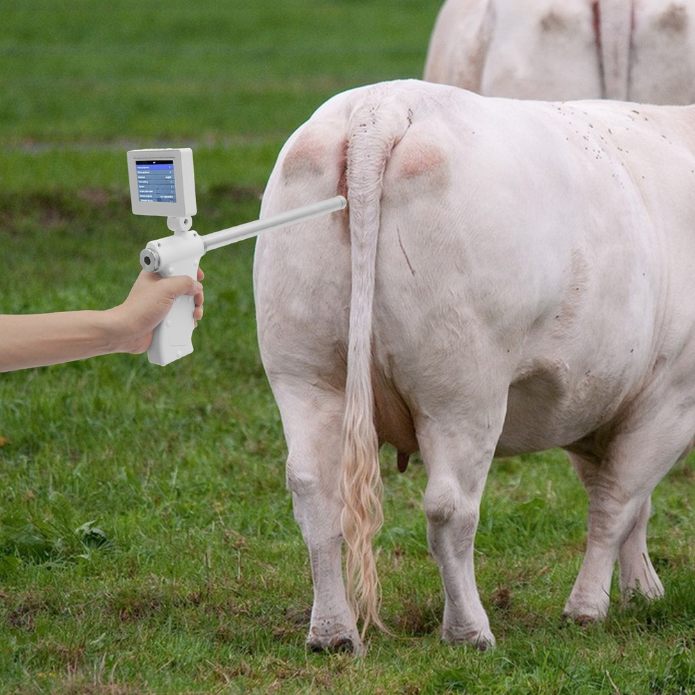 Visual Artificial Insemination Gun Cow Kit Camera with 360° Adjustable Screen