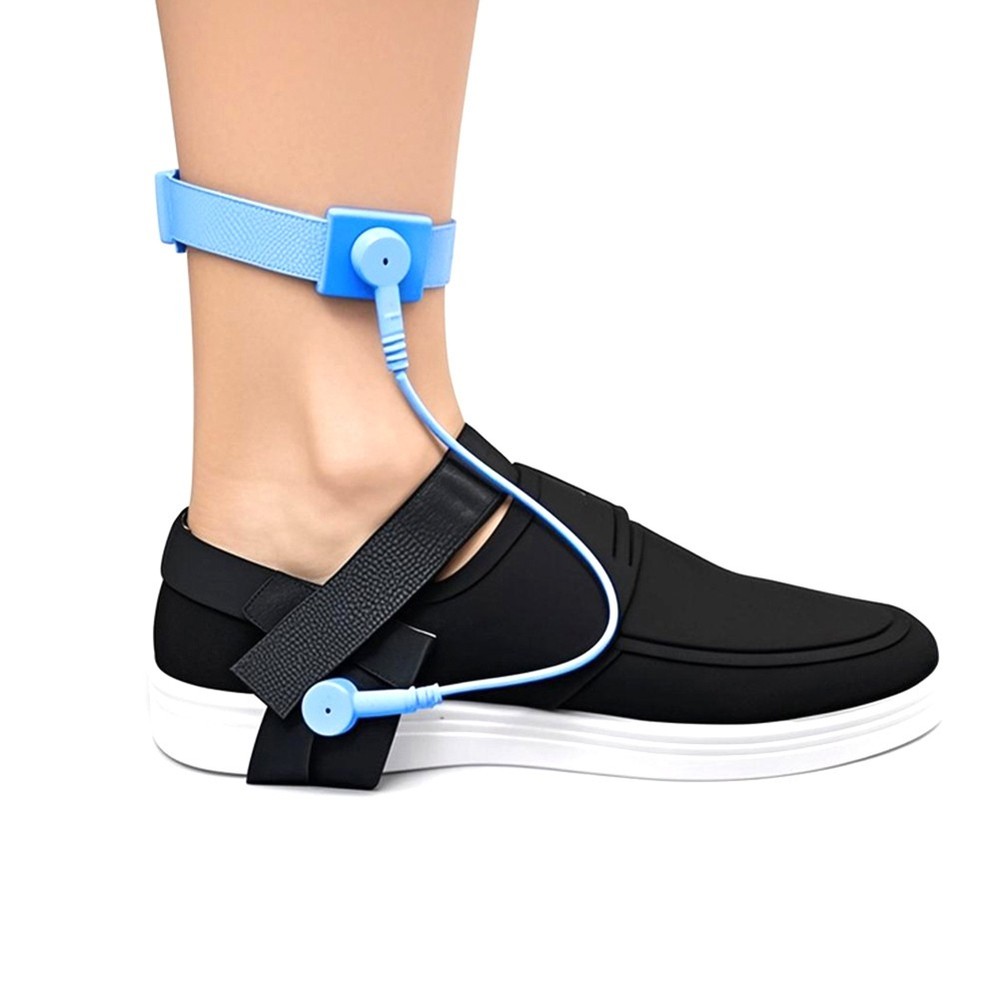 -Static Strap Adjustable Foot Strap Heel with Circular Buckle 30cm P5Z33408