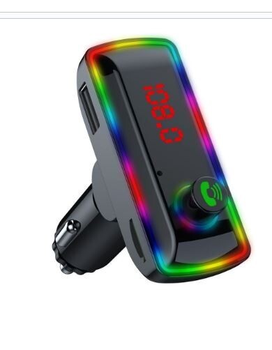 F7 Handsfree Call Car Charger,Wireless Bluetooth FM Transmitter Radio Receiver