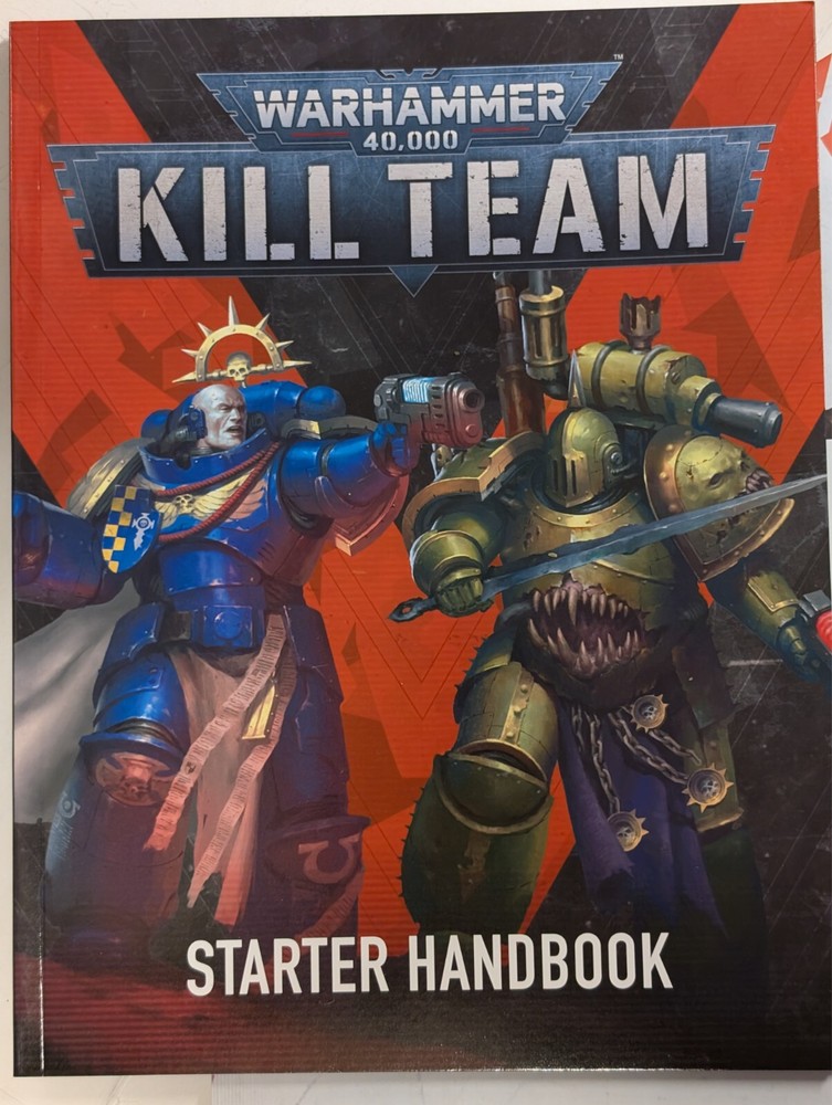 Kill Team Starter Handbook and reference sheets, 40K, GW