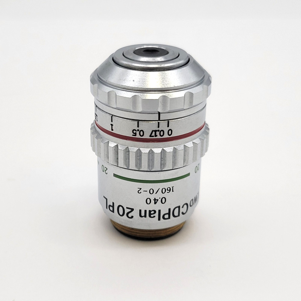 Olympus Microscope Objective LWD CDPlan 20 PL 20x Phase Contrast 160/0-2