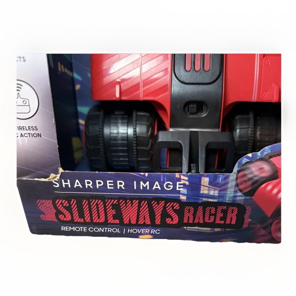 Sharper Image Red Remote Control/Hover RC Slideways Racer (Battery Operated)