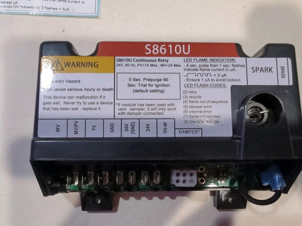 Compatable For Honeywell S8610U3009 Universal Intermittent Pilot Ignition Module