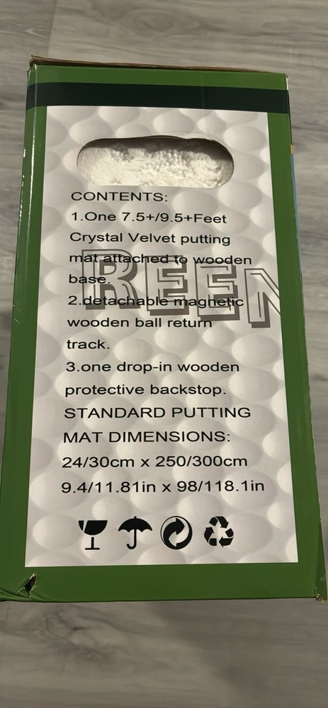 *Perfect Golf Putting Mat With Auto Return