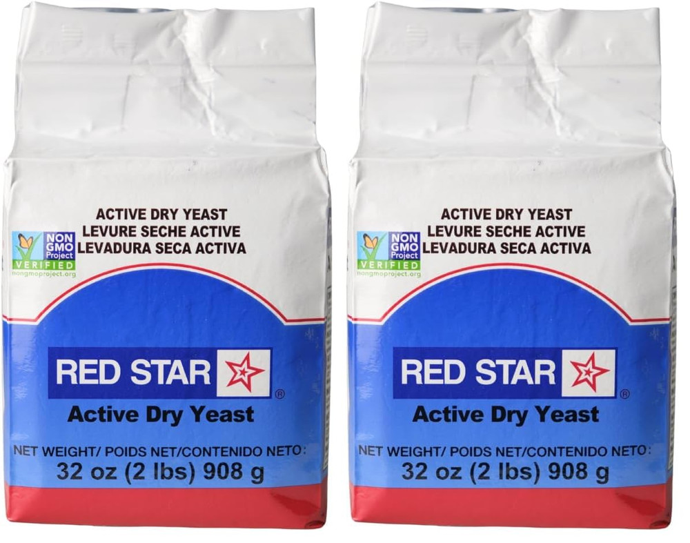 Active Dry Yeast, 2 Pound Pouch (Pack of 2)
