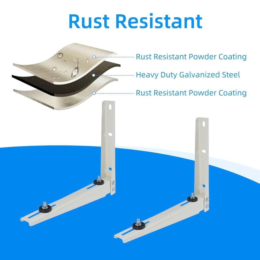 Mini Split Wall Mount Bracket Ductless AC R410A Heat Pump Universal Hanger