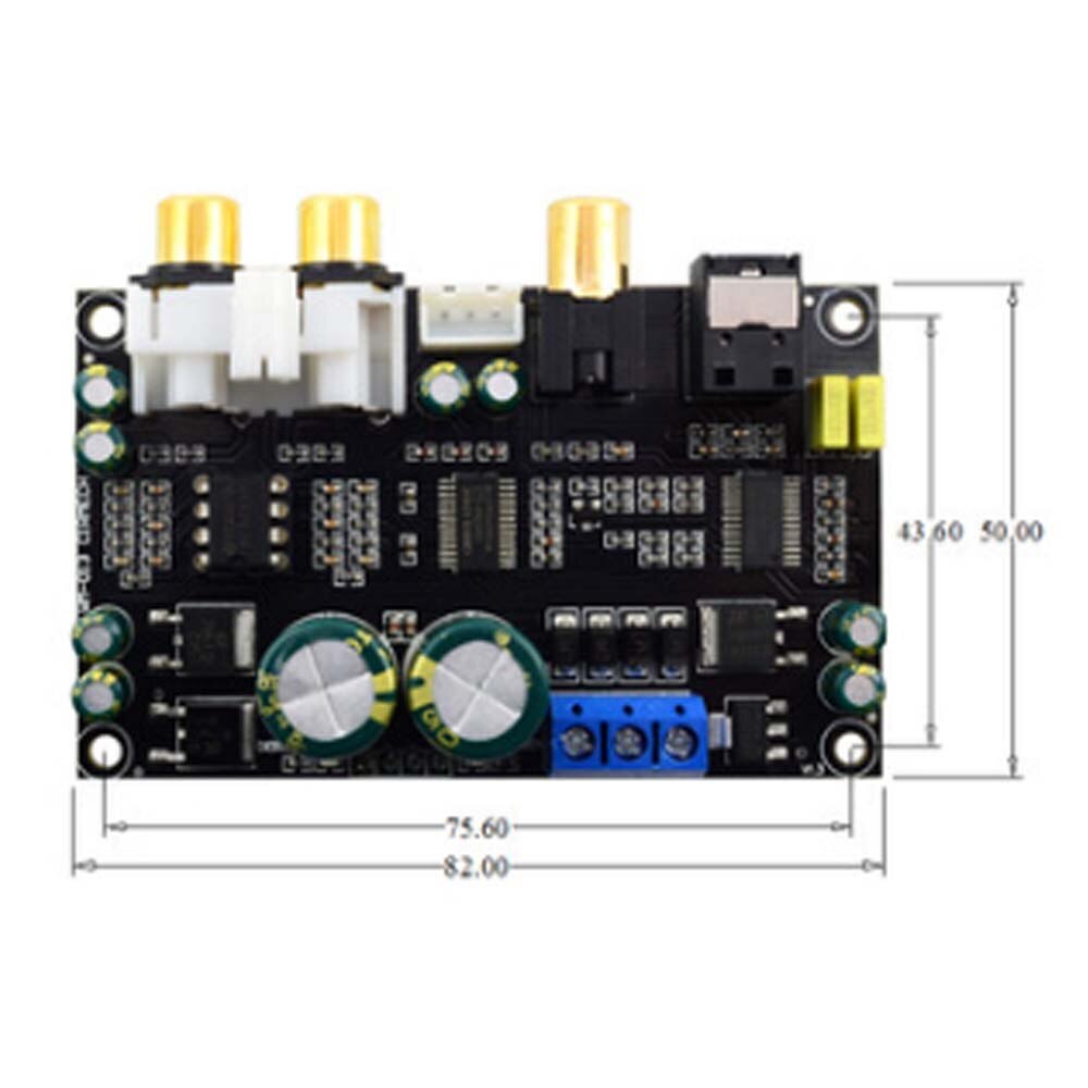 CS8416 + CS4398 24BIT/192KHZ Optical Decode Board DAC NEW