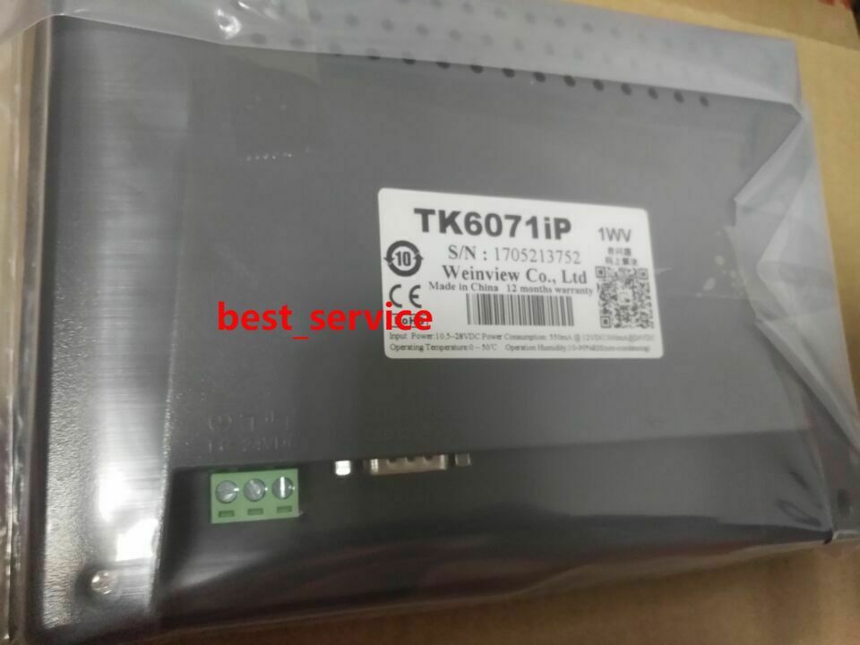 New Weintek TK6071IP 7" HMI Touch Screen Panel Operator Expedited Shipping #AZ